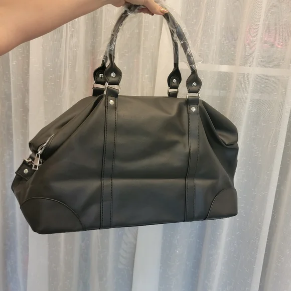 Michel Germain Vegan Leather Weekend Duffle Bag NWT - Picture 9 of 11